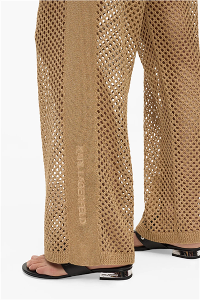 Karl Lagerfeld Crochet Knit Pants Kadın Şort Çok Renkli