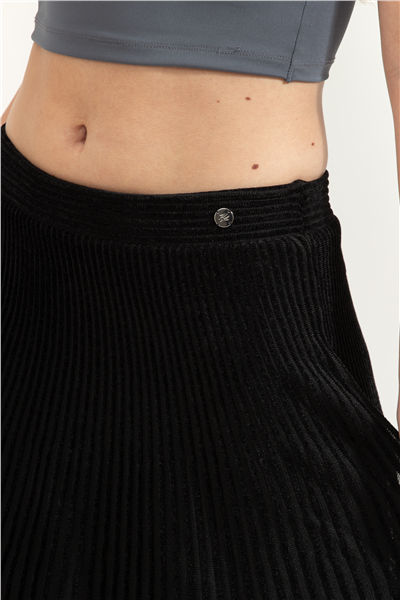 Karl Lagerfeld Elegant Flock Knit Kadın Etek