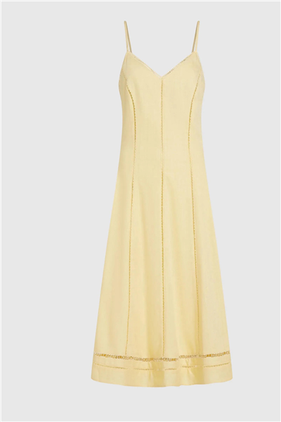 Karl Lagerfeld Embroidery Detail Dress Kadın Elbise