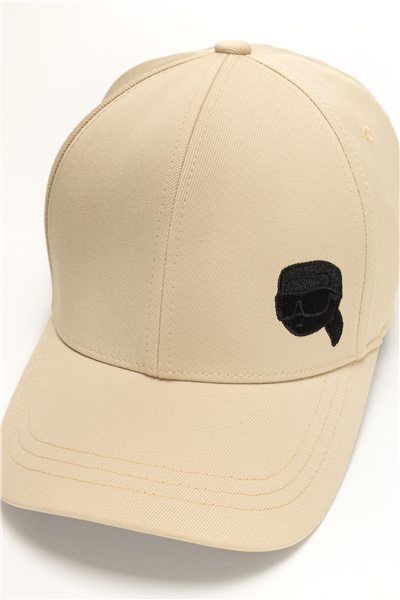 Karl Lagerfeld Erkek Baseball Şapka Bej