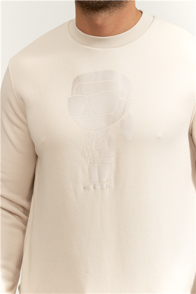 Karl Lagerfeld Erkek Bisiklet Yaka Sweatshirt