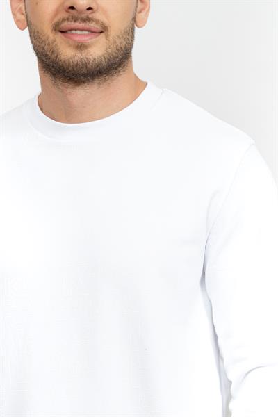 Karl Lagerfeld Erkek Bisiklet Yaka Sweatshirt