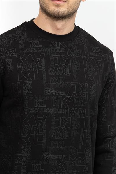 Karl Lagerfeld Erkek Bisiklet Yaka Sweatshirt
