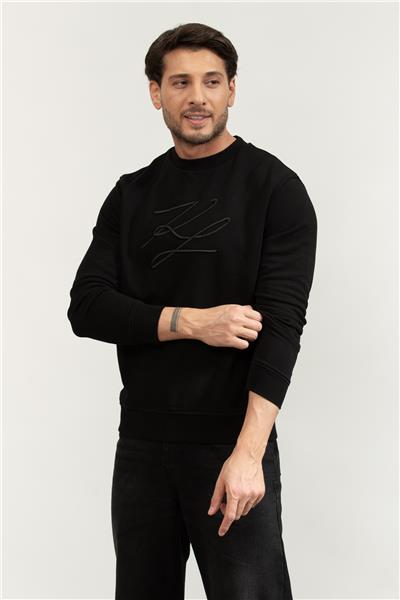 Karl Lagerfeld Erkek Bisiklet Yaka Sweatshirt