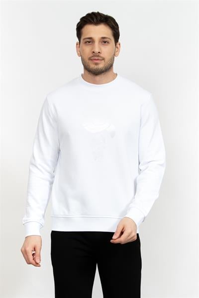 Karl Lagerfeld Erkek Bisiklet Yaka Sweatshirt