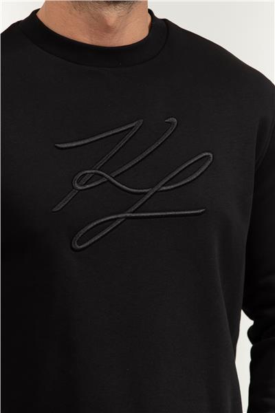 Karl Lagerfeld Erkek Bisiklet Yaka Sweatshirt