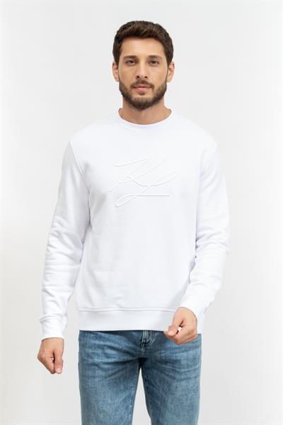 Karl Lagerfeld Erkek Bisiklet Yaka Sweatshirt
