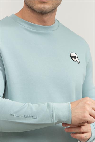 Karl Lagerfeld Erkek Bisiklet Yaka Sweatshirt