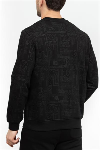 Karl Lagerfeld Erkek Bisiklet Yaka Sweatshirt