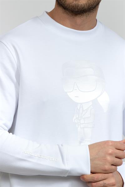 Karl Lagerfeld Erkek Bisiklet Yaka Sweatshirt
