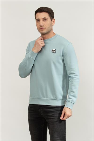 Karl Lagerfeld Erkek Bisiklet Yaka Sweatshirt