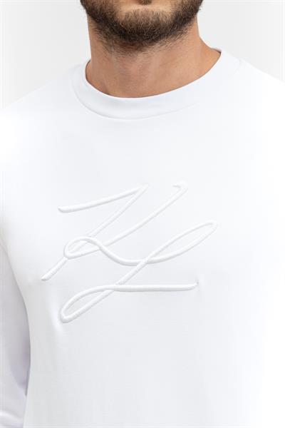 Karl Lagerfeld Erkek Bisiklet Yaka Sweatshirt