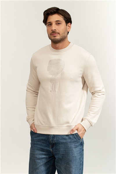 Karl Lagerfeld Erkek Bisiklet Yaka Sweatshirt