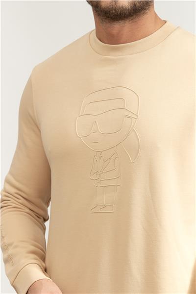Karl Lagerfeld Erkek Bisiklet Yaka Sweatshirt