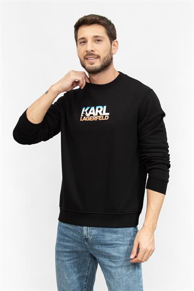 Karl Lagerfeld Erkek Bisiklet Yaka Sweatshirt