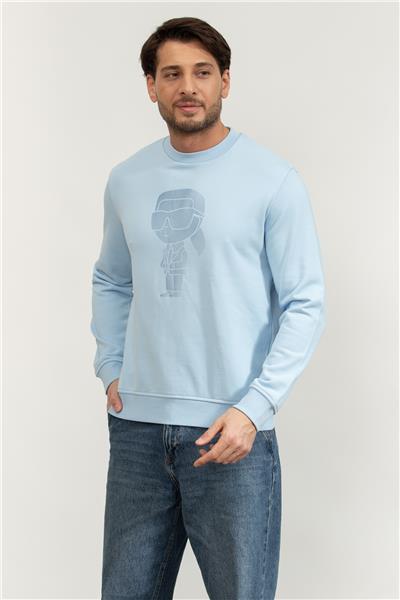 Karl Lagerfeld Erkek Bisiklet Yaka Sweatshirt
