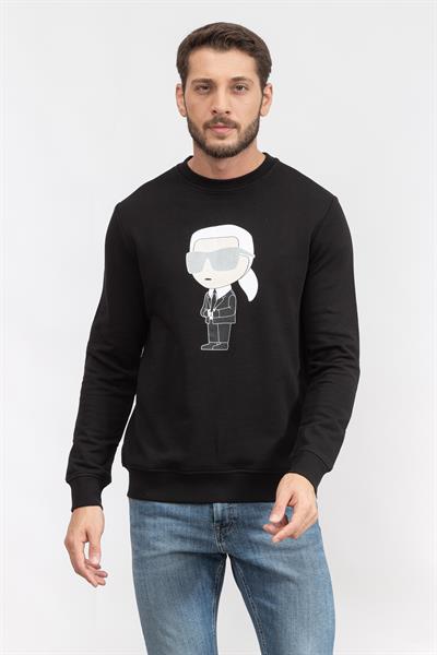 Karl Lagerfeld Erkek Bisiklet Yaka Sweatshirt