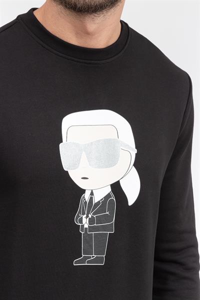Karl Lagerfeld Erkek Bisiklet Yaka Sweatshirt