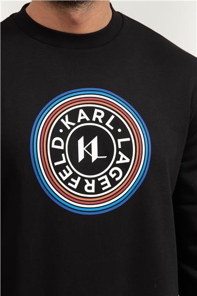 Karl Lagerfeld Erkek Bisiklet Yaka Sweatshirt