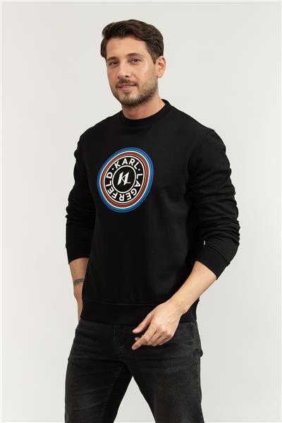 Karl Lagerfeld Erkek Bisiklet Yaka Sweatshirt