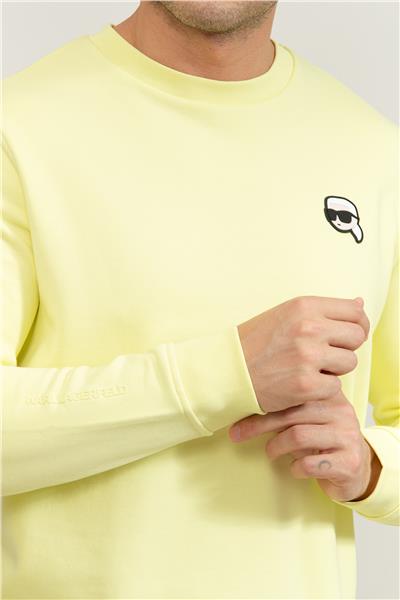 Karl Lagerfeld Erkek Bisiklet Yaka Sweatshirt