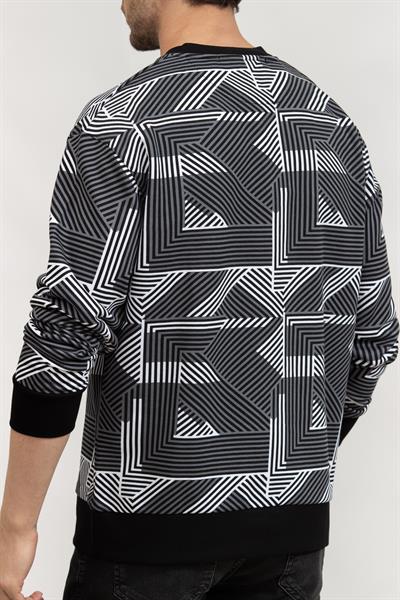 Karl Lagerfeld Erkek Bisiklet Yaka Sweatshirt