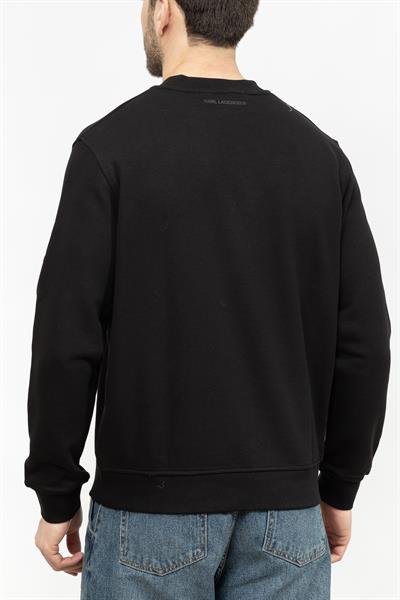 Karl Lagerfeld Erkek Bisiklet Yaka Sweatshirt Altın