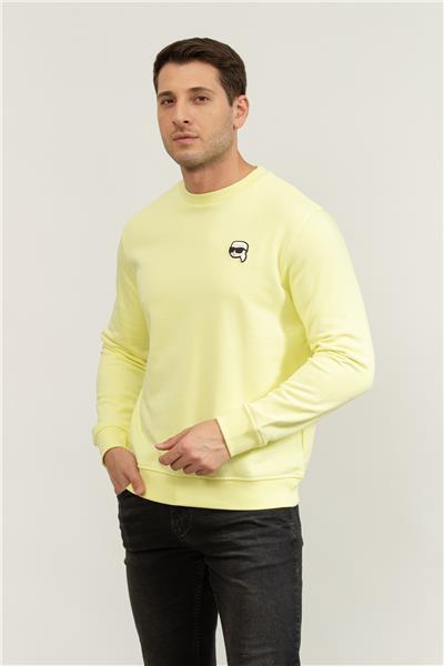 Karl Lagerfeld Erkek Bisiklet Yaka Sweatshirt