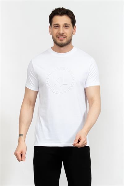Karl Lagerfeld Erkek Bisiklet Yaka T-Shirt
