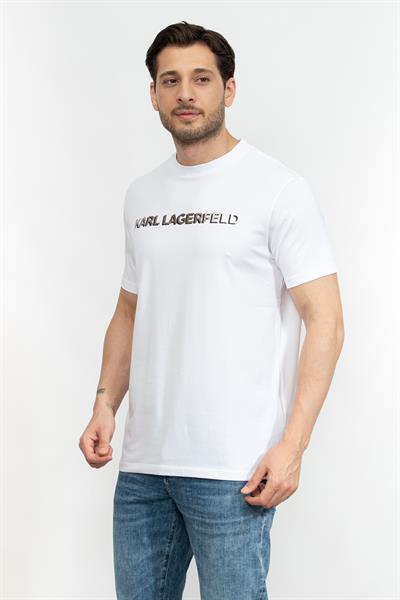 Karl Lagerfeld Erkek Bisiklet Yaka T-Shirt