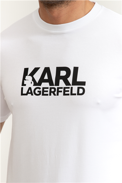 Karl Lagerfeld Erkek Bisiklet Yaka T-Shirt