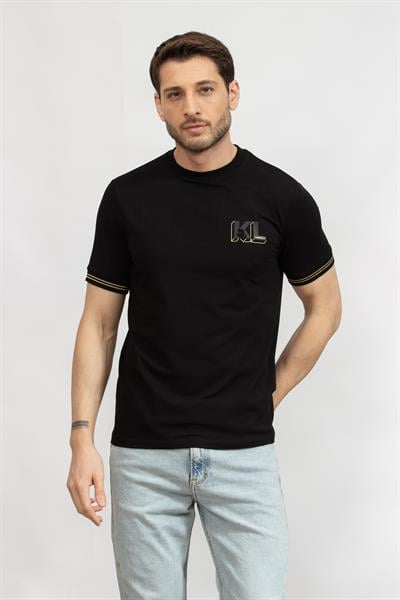 Karl Lagerfeld Erkek Bisiklet Yaka T-Shirt