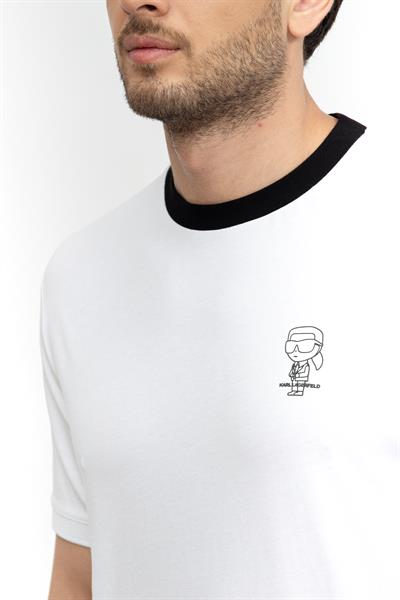 Karl Lagerfeld Erkek Bisiklet Yaka T-Shirt