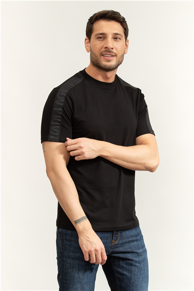 Karl Lagerfeld Erkek Bisiklet Yaka T-Shirt