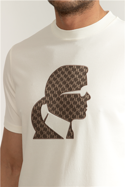 Karl Lagerfeld Erkek Bisiklet Yaka T-Shirt