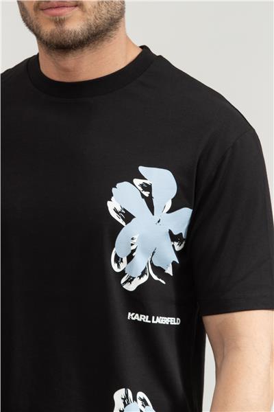 Karl Lagerfeld Erkek Bisiklet Yaka T-Shirt