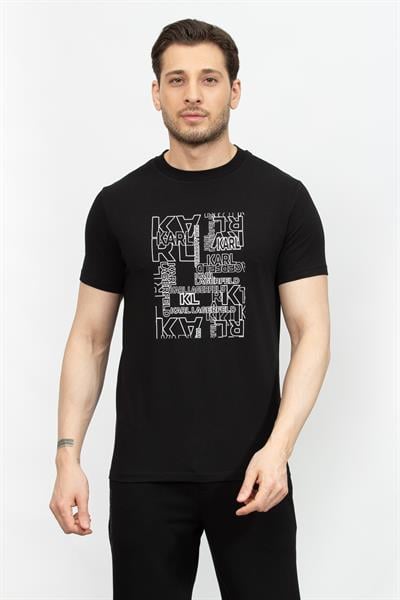 Karl Lagerfeld Erkek Bisiklet Yaka T-Shirt