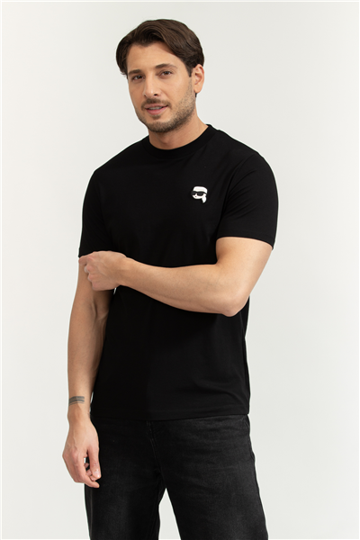 Karl Lagerfeld Erkek Bisiklet Yaka T-Shirt
