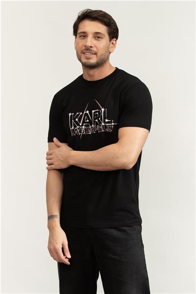 Karl Lagerfeld Erkek Bisiklet Yaka T-Shirt