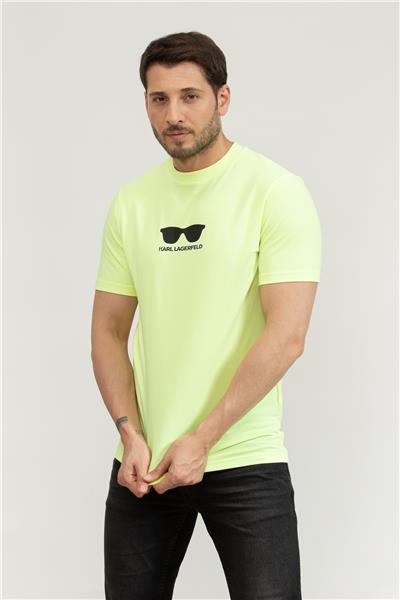 Karl Lagerfeld Erkek Bisiklet Yaka T-Shirt