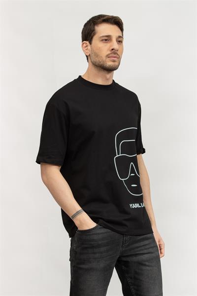 Karl Lagerfeld Erkek Bisiklet Yaka T-Shirt