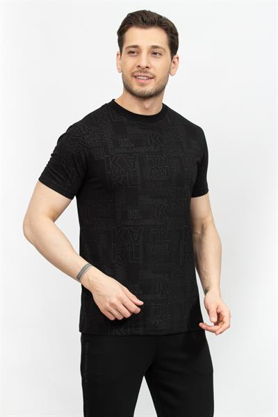 Karl Lagerfeld Erkek Bisiklet Yaka T-Shirt