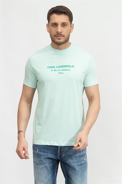 Karl Lagerfeld Erkek Bisiklet Yaka T-Shirt