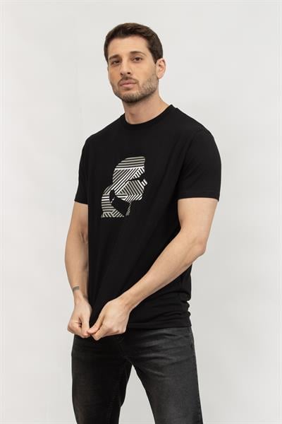 Karl Lagerfeld Erkek Bisiklet Yaka T-Shirt