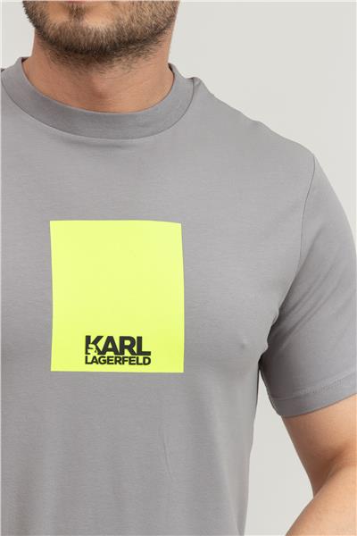 Karl Lagerfeld Erkek Bisiklet Yaka T-Shirt