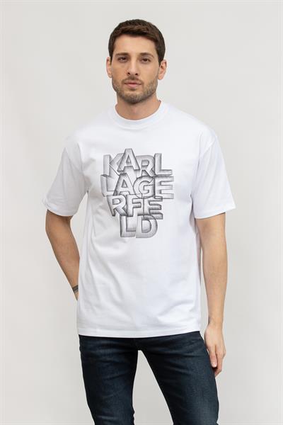 Karl Lagerfeld Erkek Bisiklet Yaka T-Shirt