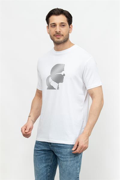 Karl Lagerfeld Erkek Bisiklet Yaka T-Shirt