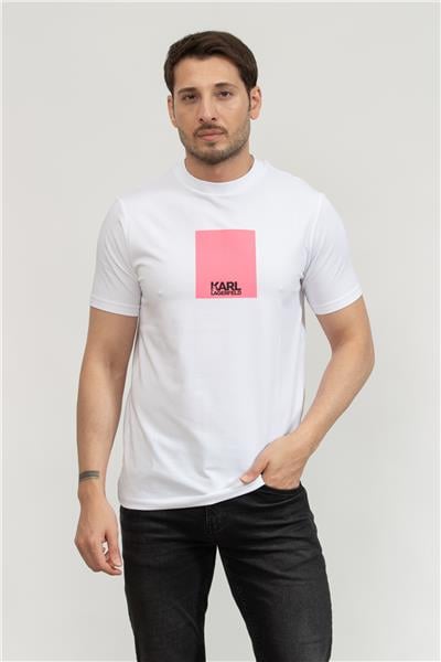 Karl Lagerfeld Erkek Bisiklet Yaka T-Shirt