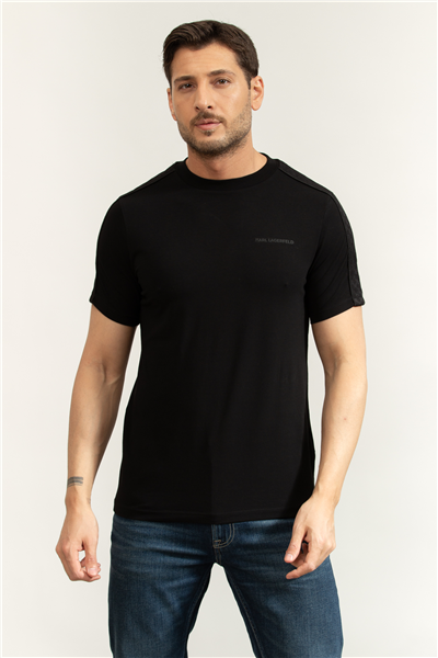 Karl Lagerfeld Erkek Bisiklet Yaka T-Shirt