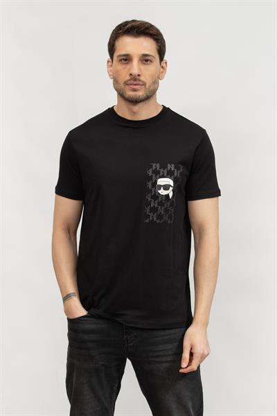 Karl Lagerfeld Erkek Bisiklet Yaka T-Shirt